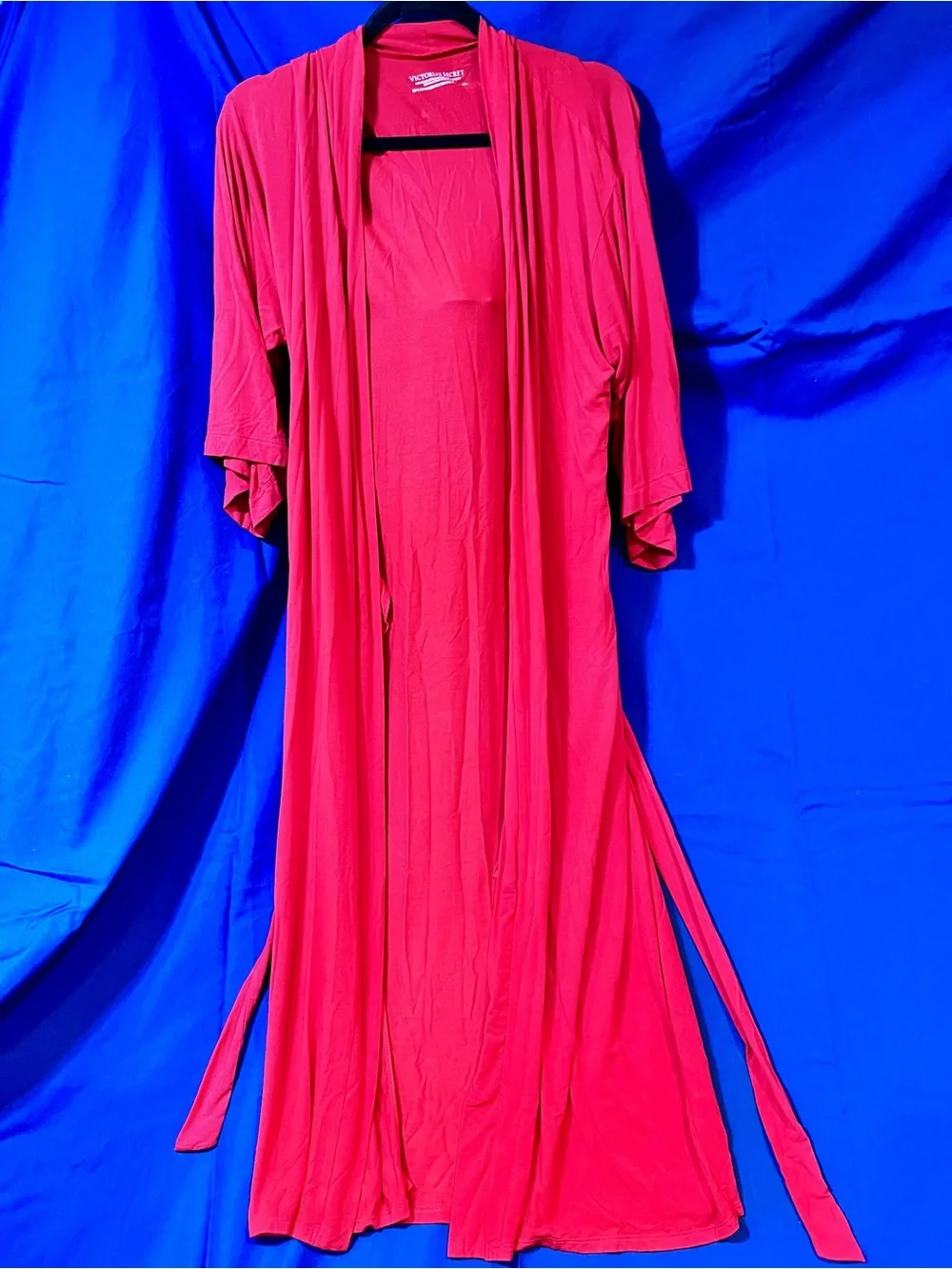 Victoria’s Secret Modal Robe XS/S Red Duster Lounge Robe Soft Stretch NWOT